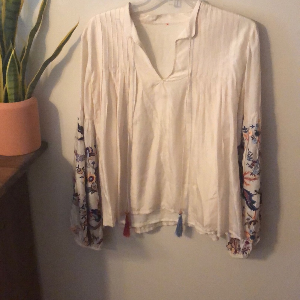 Anthropology Silk top
